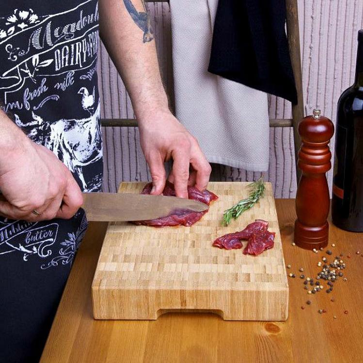 Бамбуковая разделочная доска Шеф-повар Chef Cutting Board