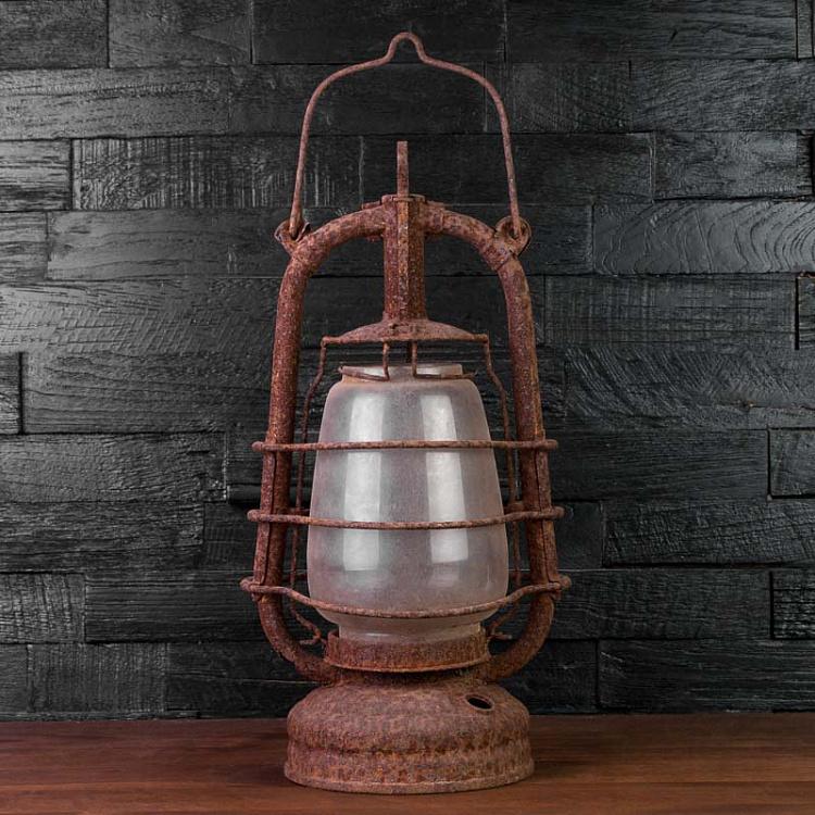 Винтажная керосиновая лампа Vintage Flask With Kerosene Lamp