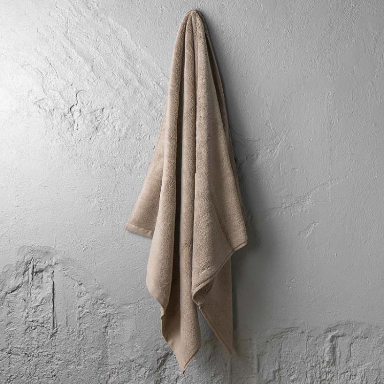 Дымчато-бежевое махровое банное полотенце Олимпия 100x180 см Olympia Body Towel Vapour 100x180 cm