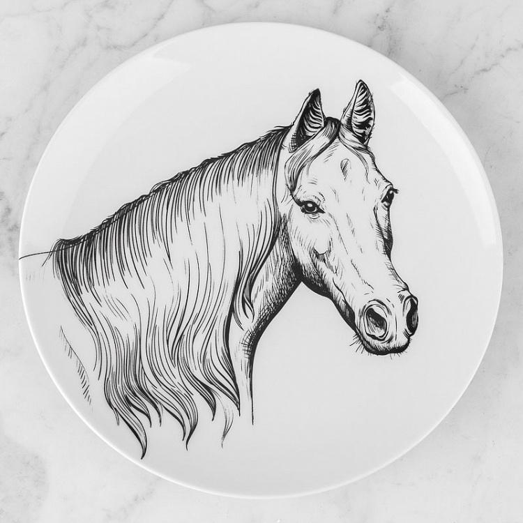 Тарелка Лошадь Horse Plate