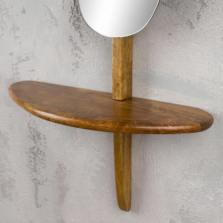 Зеркало с полкой Абстракция Abstract Mirror With Shelf