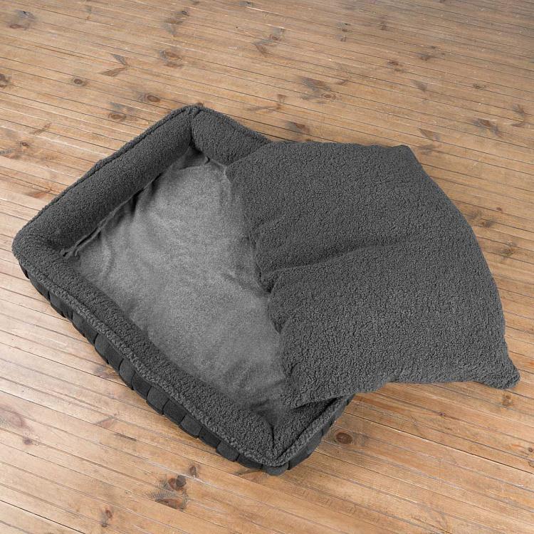 Серая лежанка для собак/кошек Квентин, L Quinten Dog Cushion Large, Grey