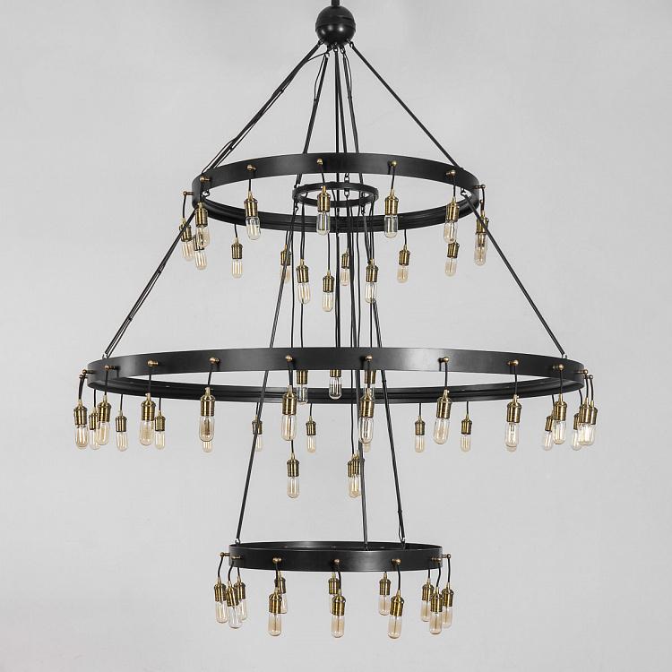 Каскадная люстра Орбиты Orbits Chandelier Bulb Screw