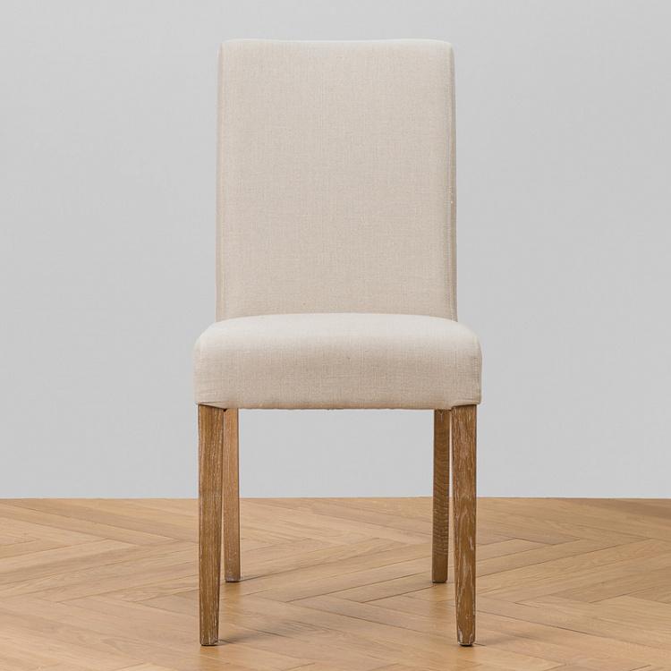 Стул Дидье, белый лён Didier Dining Chair, CC Linen Plain