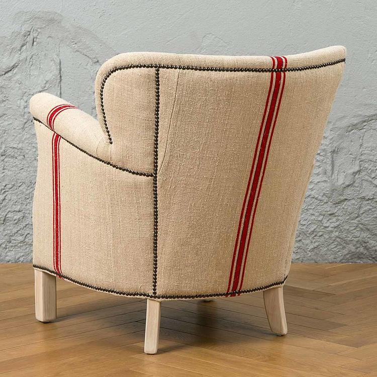 Кресло Тёрнер в обивке из винтажных хлопковых мешков Turner Armchair