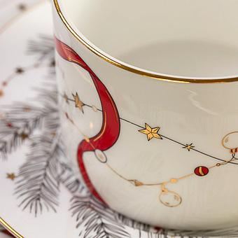Чайная пара New Year Pine Tea Cup And Saucer