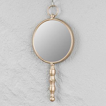 Настенное зеркало Hanging Silver Metal Mirror