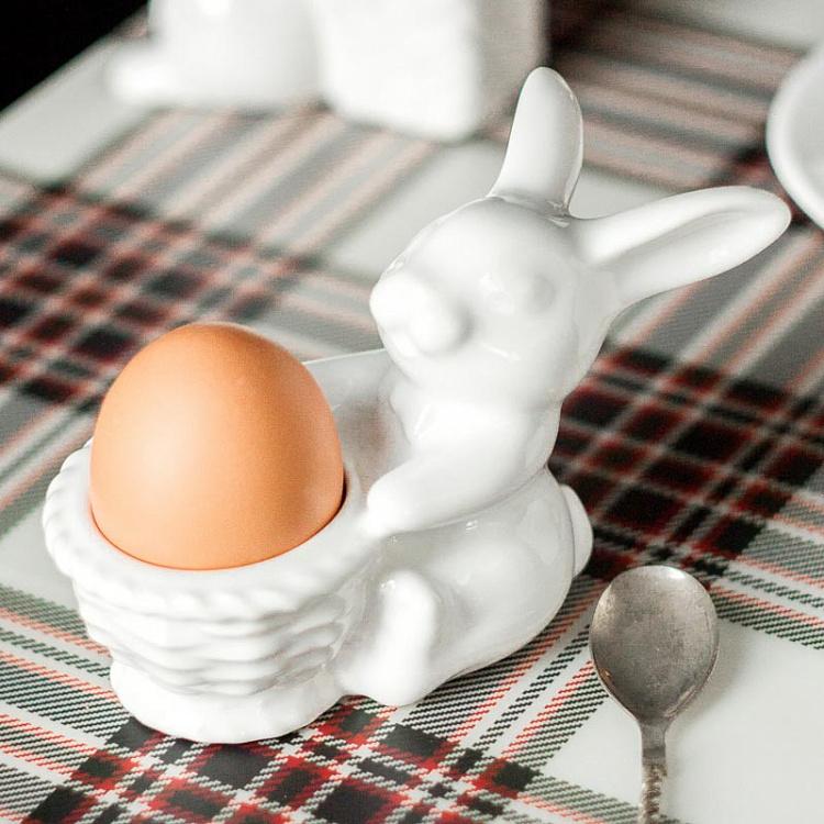 Подставка для яйца Кролик с корзинкой Rabbit With The Basket Egg Holder