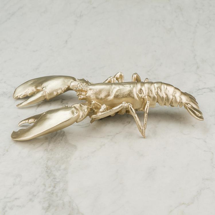 Статуэтка Золотой лобстер Lobster Deco Object Gold