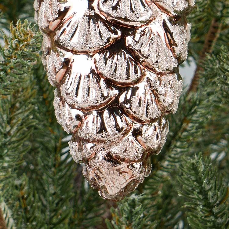 Ёлочная игрушка Коричневая шишка Pine Cone Brown 17 cm