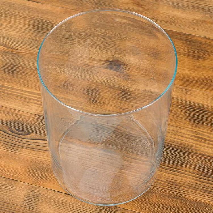 Цилиндрическая ваза, L Cylindrical Glass Jar Large