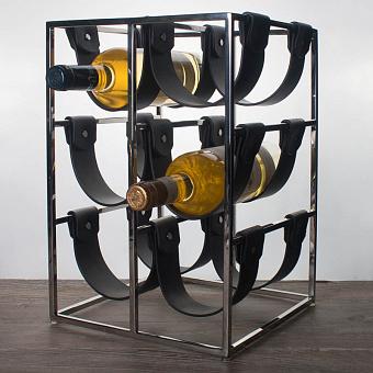 Winerack Envy, Metal With Black Leather