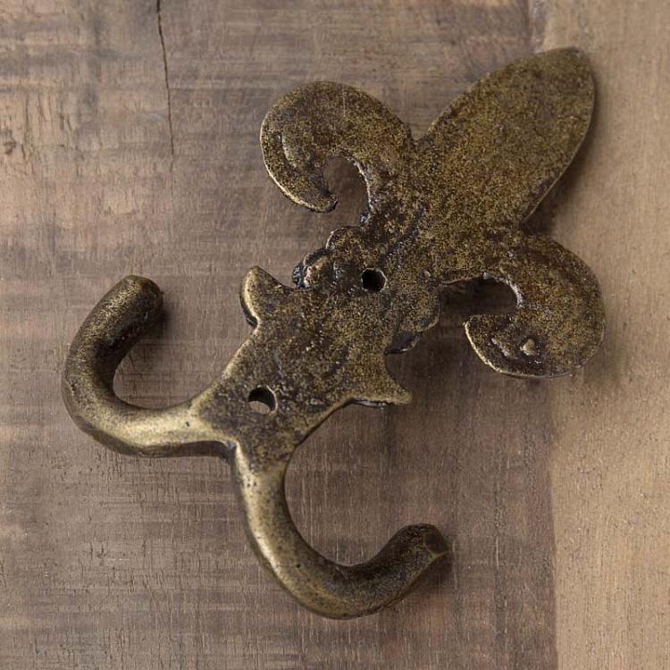 Двухрожковый крючок Королевская Лилия Fleur De Lis Double Hook