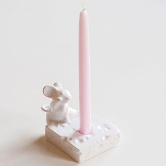 Подсвечник Mouse On Cheese Candlestick