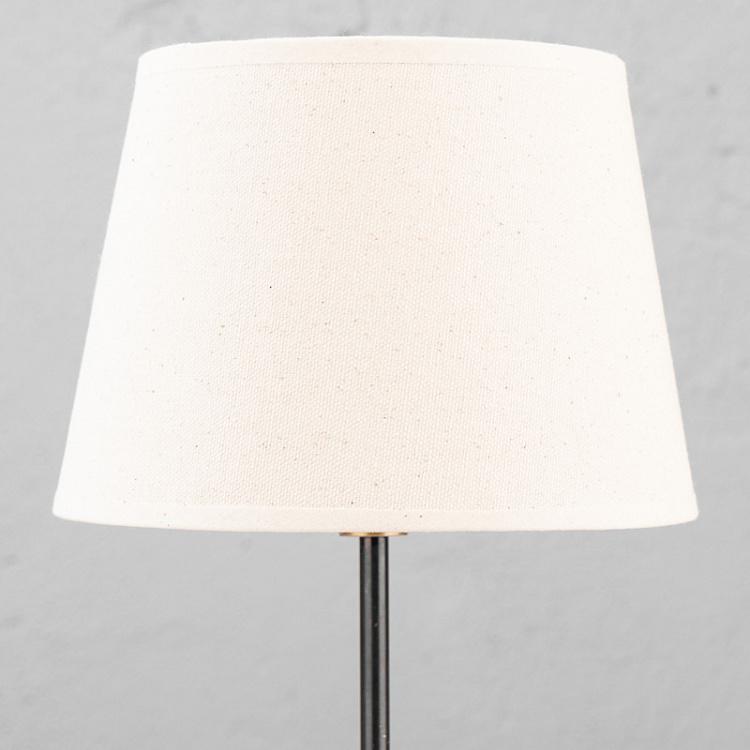 Настольная лампа с льняным абажуром Два зайца Table Lamp 2 Lievres With Shade