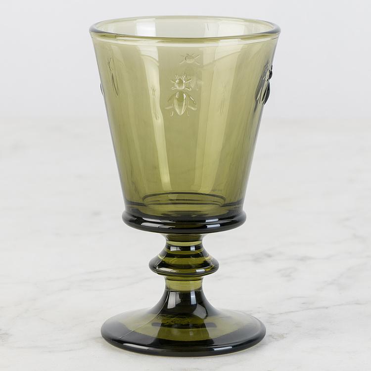 Оливково-зелёный бокал для вина Пчёлы Abeille Vert Olive Wine Glass