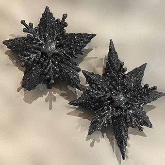 Set Of 2 3D Snowflakes Silver-Gray 12,5 cm discount