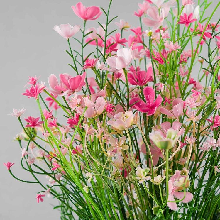 Искусственное растение Flowering Field Bush Soft Pink 35 cm - ракурс 2