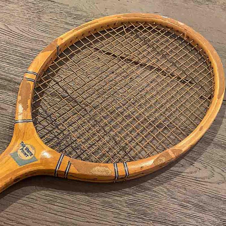 Винтажная теннисная ракетка и мяч  6 Vintage Tennis Racket And Ball 6