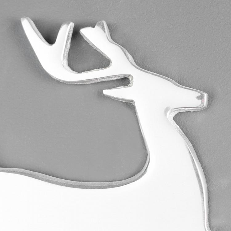 Трёхместная настенная вешалка Бегущий олень Coat Rack 3 Hooks Leaping Deer