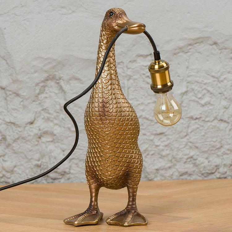 Настольная лампа Золотой гусёнок Table Lamp Golden Son Of A Duck