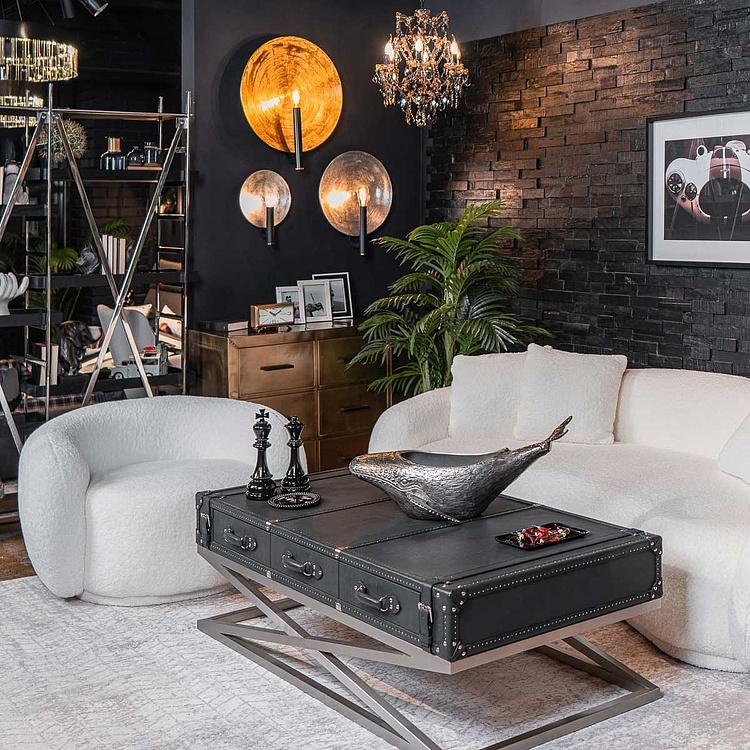 Кресло Gloria Armchair искусственный мех Ecru Tedy Boucle - ракурс 11