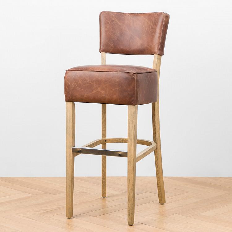 Барный стул Негрони, светлые ножки Negroni Barstool, Oak Brown