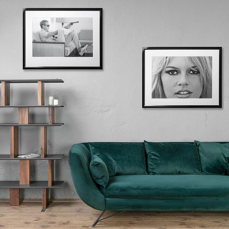 Фото-принт в чёрной раме Бриджит Бардо  Brigitte Bardot, Studio Frame
