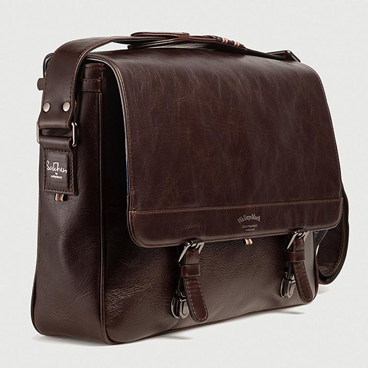 Кожаная мужская сумка Сечел Satchel Messenger Bag