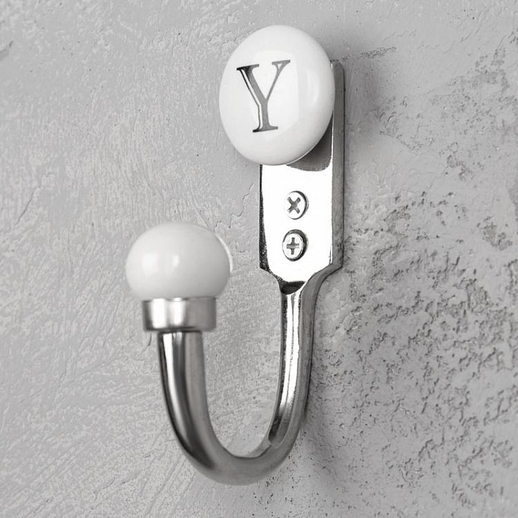 Однорожковый крючок с буквой Y дисконт Alphabet Hook Y discount
