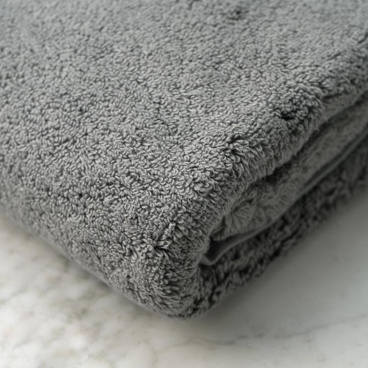 Тёмно-серое махровое полотенце для рук и лица Олимпия 50x100 см Olympia Hand Towel Dark Grey 50x100 cm