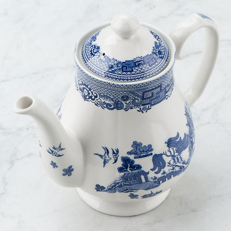 Чайник Голубая ива Blue Willow Teapot