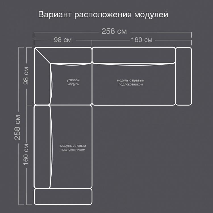 Угловой диван Миссисипи Mississipi Group D