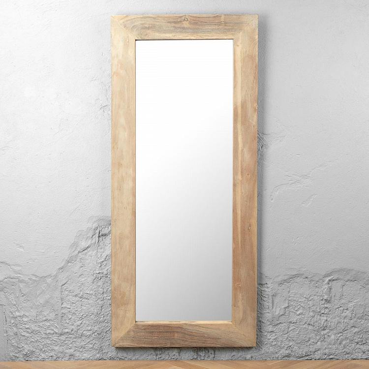 Большое зеркало из дерева манго Mango Wood Mirror Large