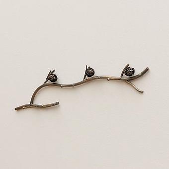 Hedonistic Wall Coat Rack 5 Hooks