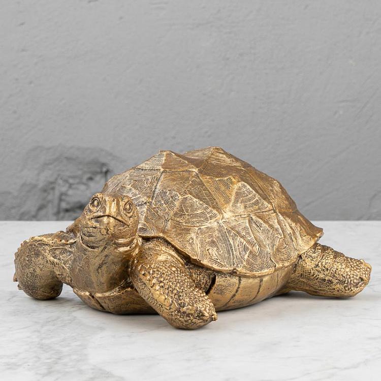 Статуэтка Золотая черепаха Antique Gold Turtle