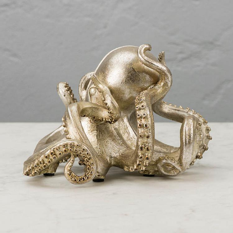 Набор из двух держателей для книг Золотые осьминоги Bookend Golden Octopuses