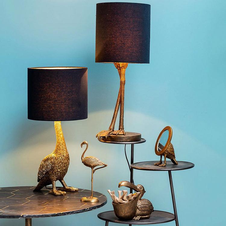 Настольная лампа с синим абажуром Кондор Lamp Anda With Shade