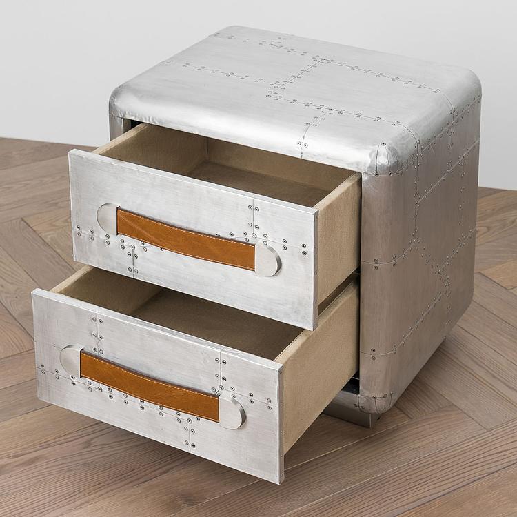 Тумба-сундук Legacy Side Table A натуральная кожа Gucci Brown - ракурс 6