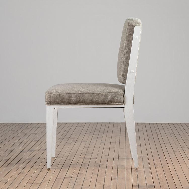 Стул, белые ножки 17 Dining Chair, White Wood