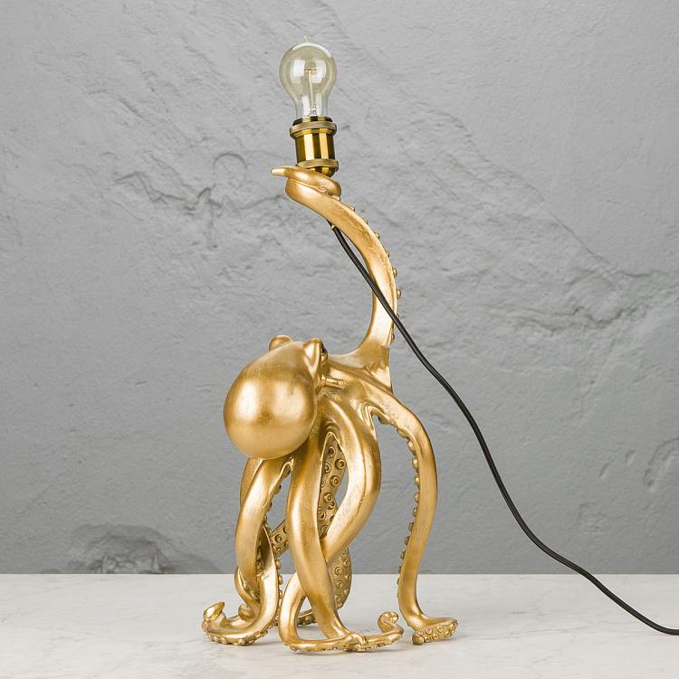 Настольная лампа Золотой осьминог Отто Table Lamp Golden Octopus Otto