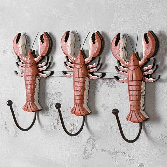 Настенная вешалка Lobsters Coat Holder 3 Hooks