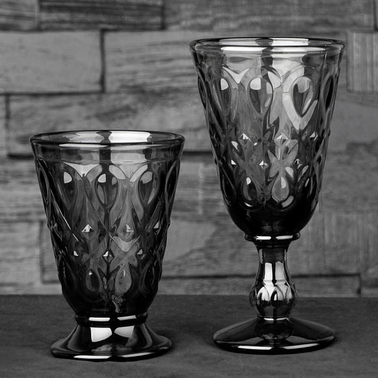 Антрацитовый бокал для вина Лион Lyonnais Anthracite Grey Wine Glass