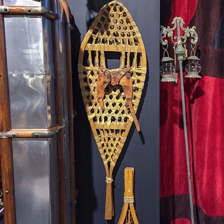 Vintage Pair of Canadian Snowshoes 4