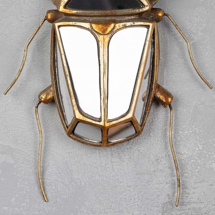 Настенное украшение с зеркалами Жук-олень Stag Beetle Wall Decor With Mirrors