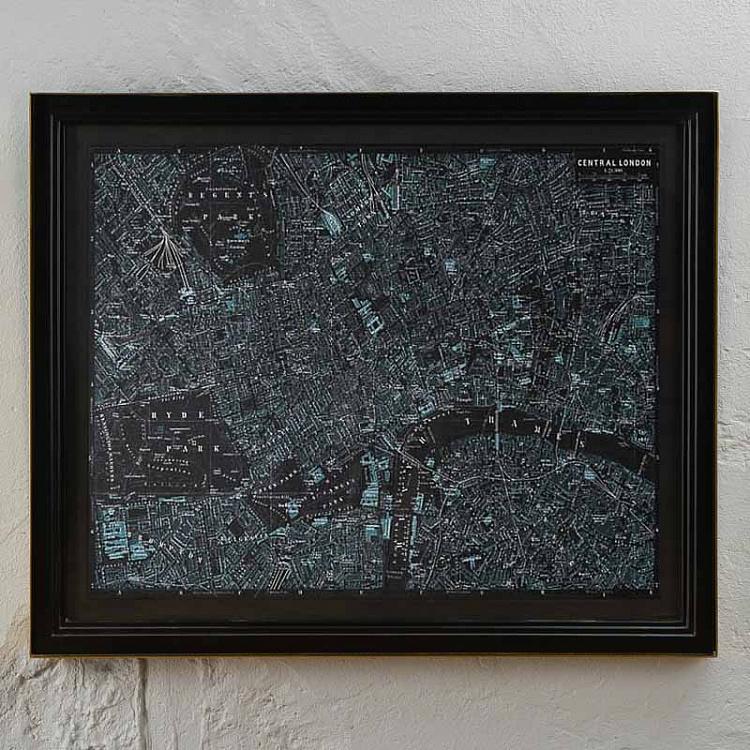 Арт-объект Карта Лондона Savoy Map London