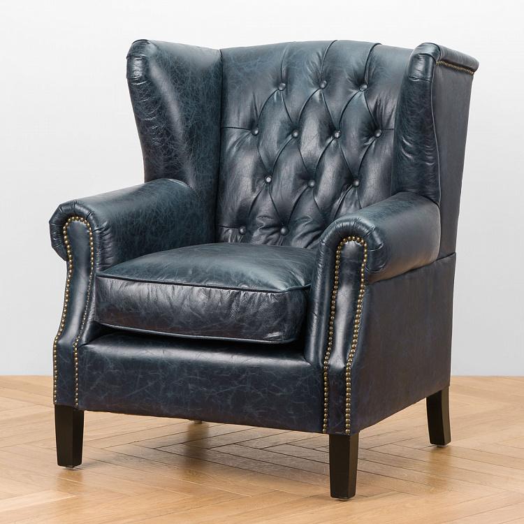 Parlament Armchair, Black Wood D