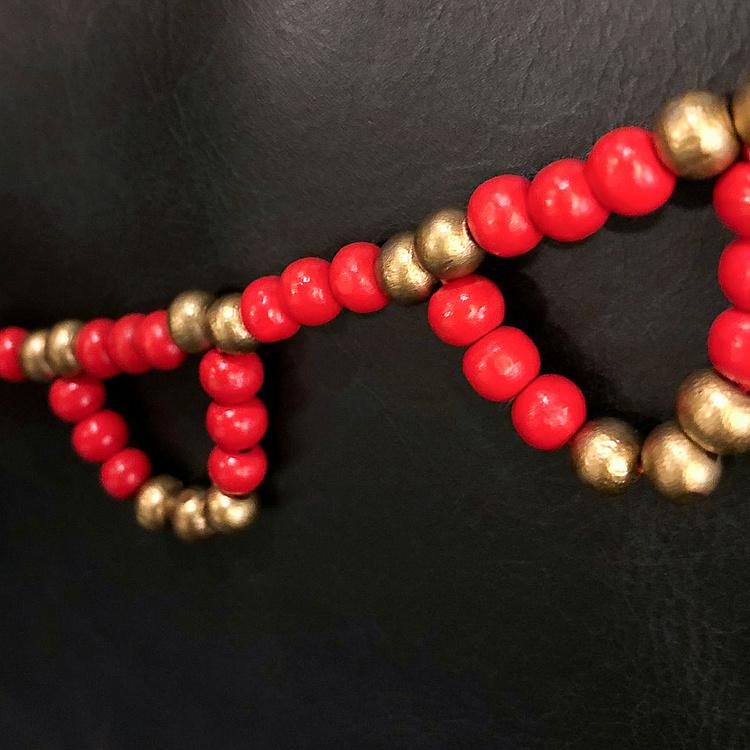 Ёлочное украшение Деревянные бусы Wooden Beads 170&nbsp;cm