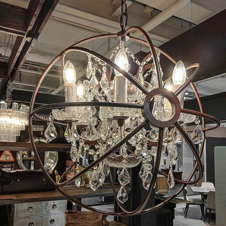 Люстра с гироскопом и хрустальным стеклом, S Gyroscope Chandelier Small ML