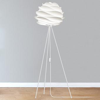 Carmina Floor Lamp With White Tripod Medium